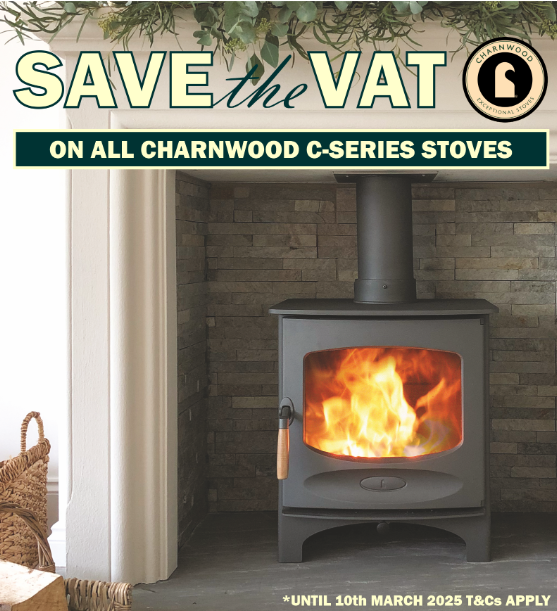 Charnwood - Save the VAT on all C-Series stoves - Ignition Fires